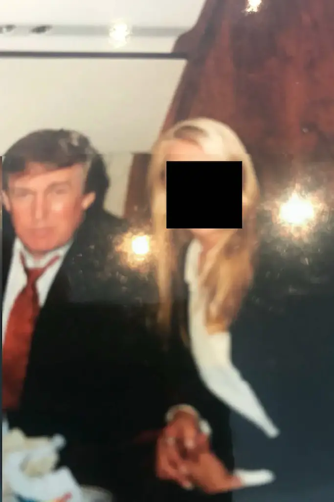 Trump with an unidentified woman. Credit: House Committee on Oversight and Government Reform