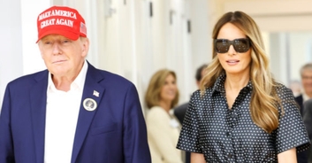 Outrageous conspiracy theory ignites on social media after Melania makes appearance alongside Donald Trump