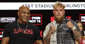 Eagle-eyed viewers notice one thing about Jake Paul's reaction after Mike Tyson slaps him the night before fight