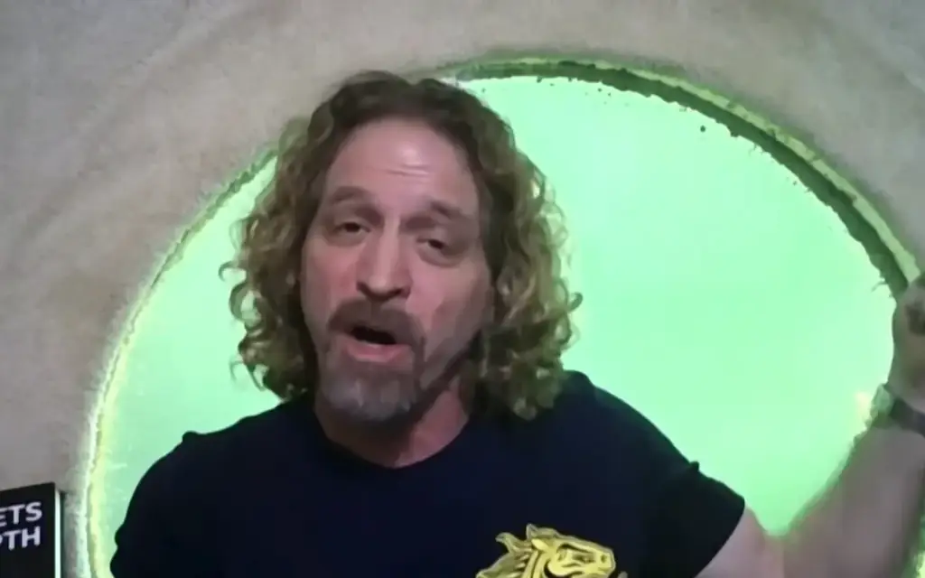 Dr Dituri spent 100 days living underwater in the Florida Keys. Credit: YouTube/DrDeepSea