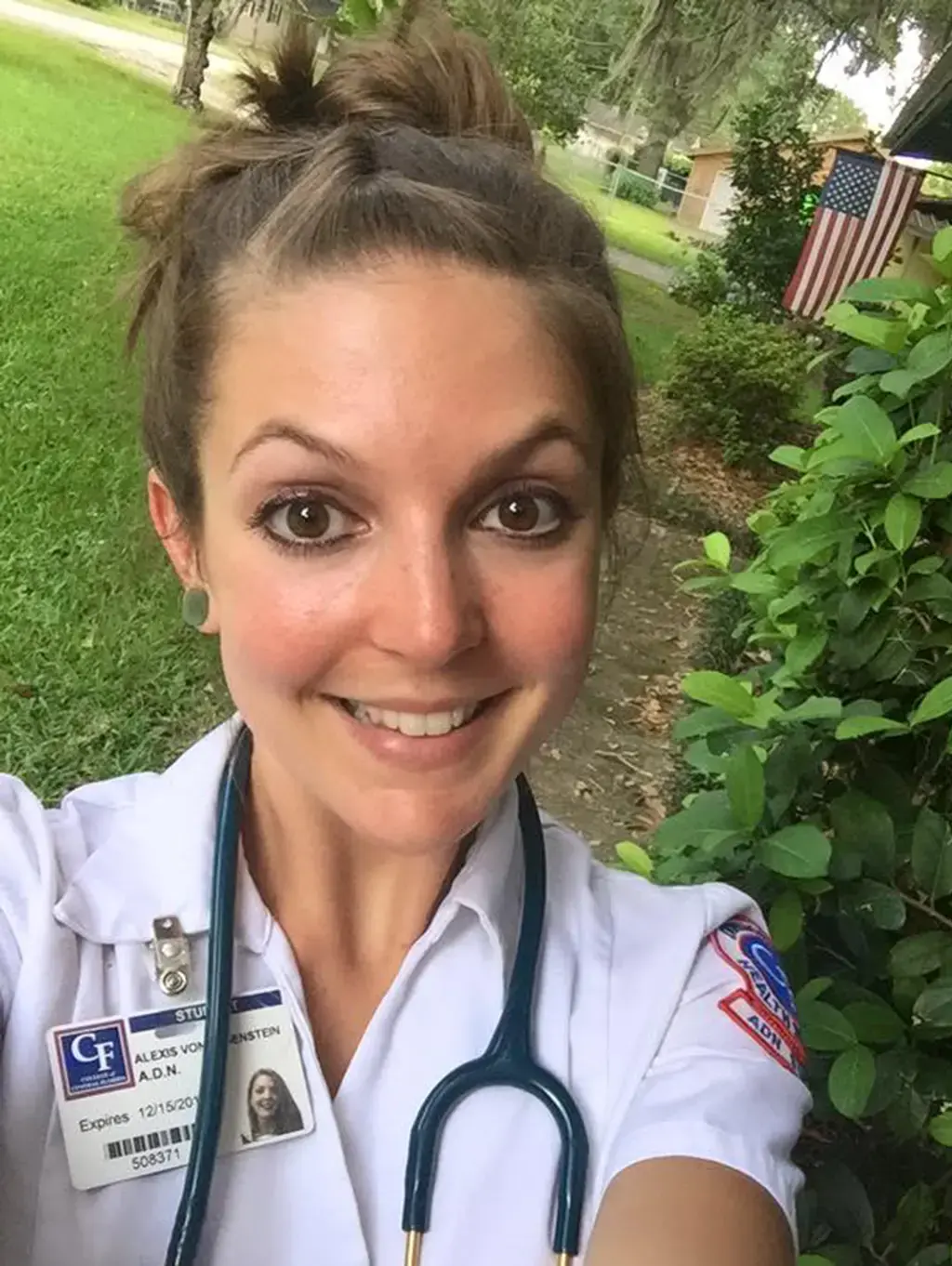 Alexis Von Yates had her nursing license revoked in the wake of her arrest. Credit: Facebook