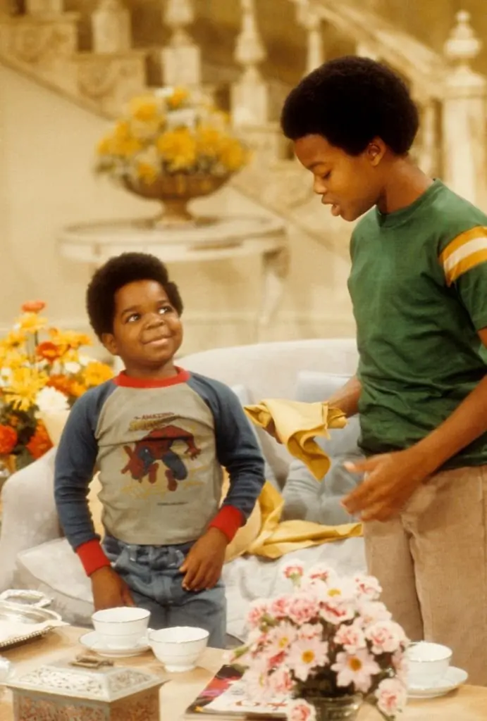 (L-R) Gary Coleman and Todd Bridges also faced their own struggles after the show ended. Credit: Michael Ochs Archives/Getty Images