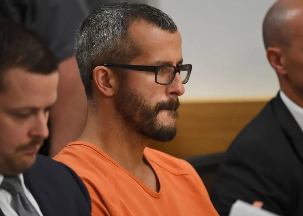  Chris Watts is serving five life sentences. Credit: Pool / Getty