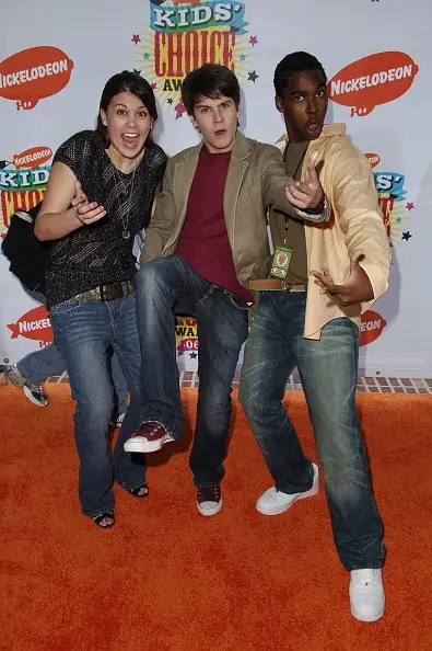 Lindsey Shaw, Devon Werkheiser and Dan Curtis Lee during Nickelodeon's 19th Annual Kids' Choice Awards. Credit: SGranitz/WireImage/Getty Images.
