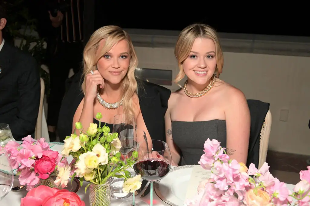 Reese Witherspoon with her daughter in 2024. Credit: Charley Gallay / Getty