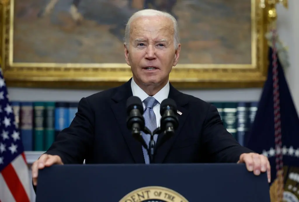 Joe Biden was forced to step down as the Democratic nominee. Credit: Kevin Dietsch / Getty