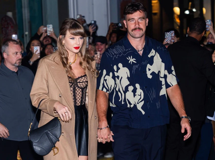 Fans are debating whether the song’s explicit lyrics about fiancé Travis Kelce’s... body cross a line.
Credit: TheStewartofNY / Getty 