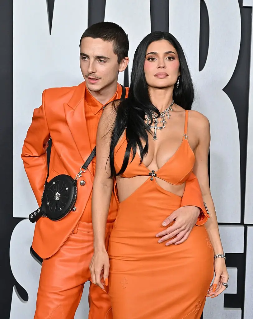 Timothée Chalamet and Kylie Jenner attend the Los Angeles Premiere of A24's Marty Supreme. Credit: Axelle/Bauer-Griffin / Getty
