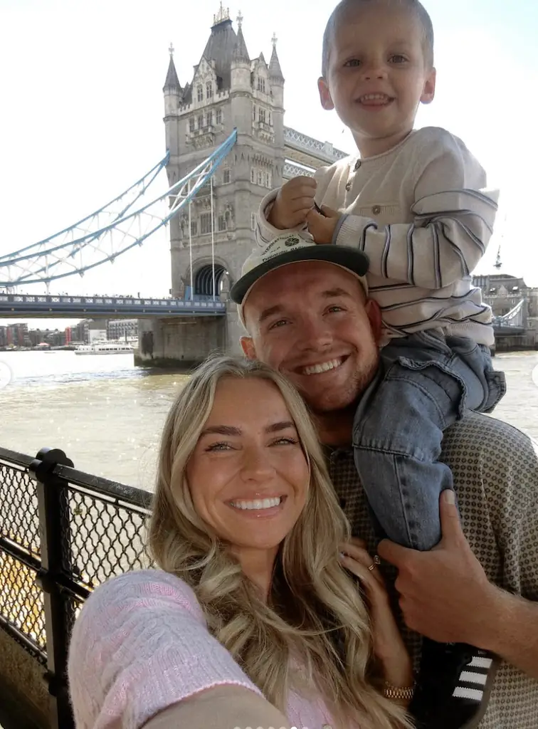 The couple's son passed away days after being found unresponsive in a backyard pool. Credit: Emiliekiser / Instagram