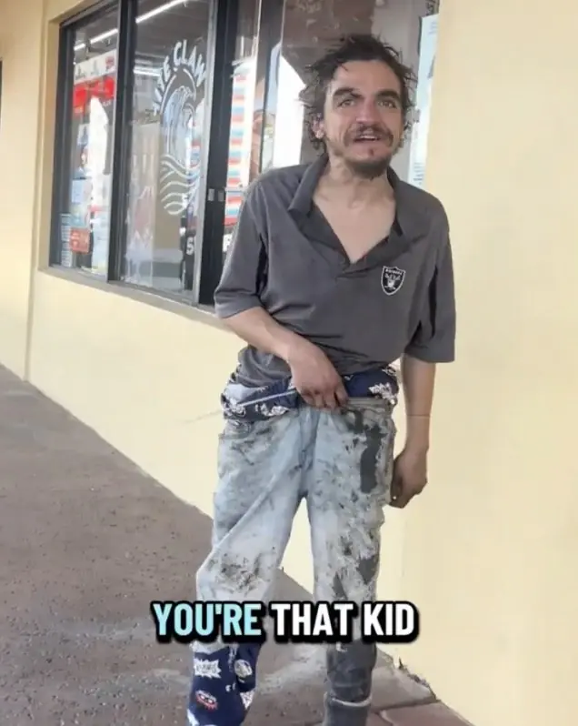 Chase is living on the streets of California. Credit: @ricecrackerspov/TikTok