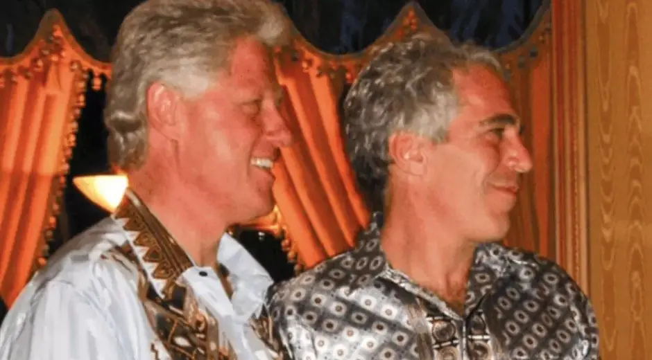 Clinton was seen in the Epstein files on a number of occasions. Credit: Department of Justice
