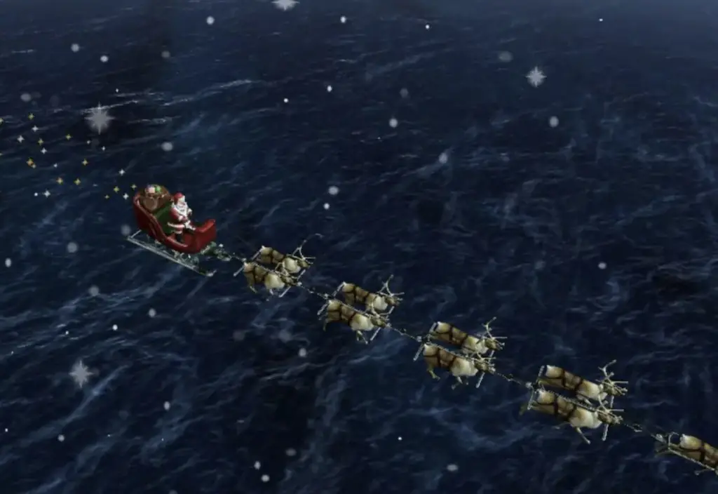 NORAD lets you track Santa in real time! Credit: NORAD