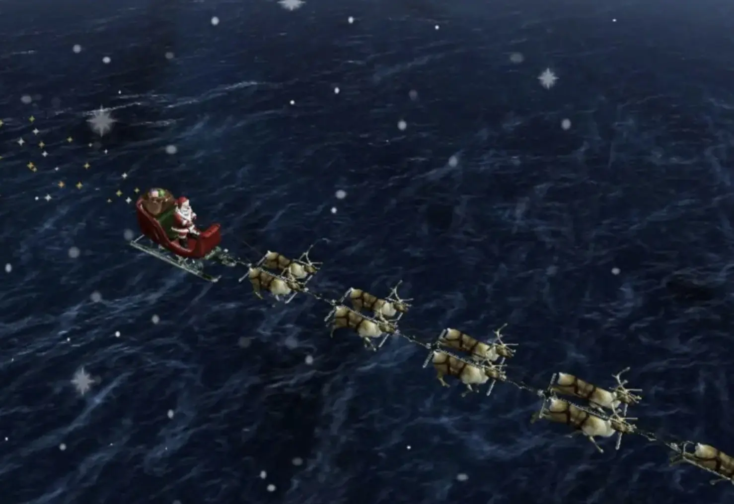 NORAD lets you track Santa in real time! Credit: NORAD