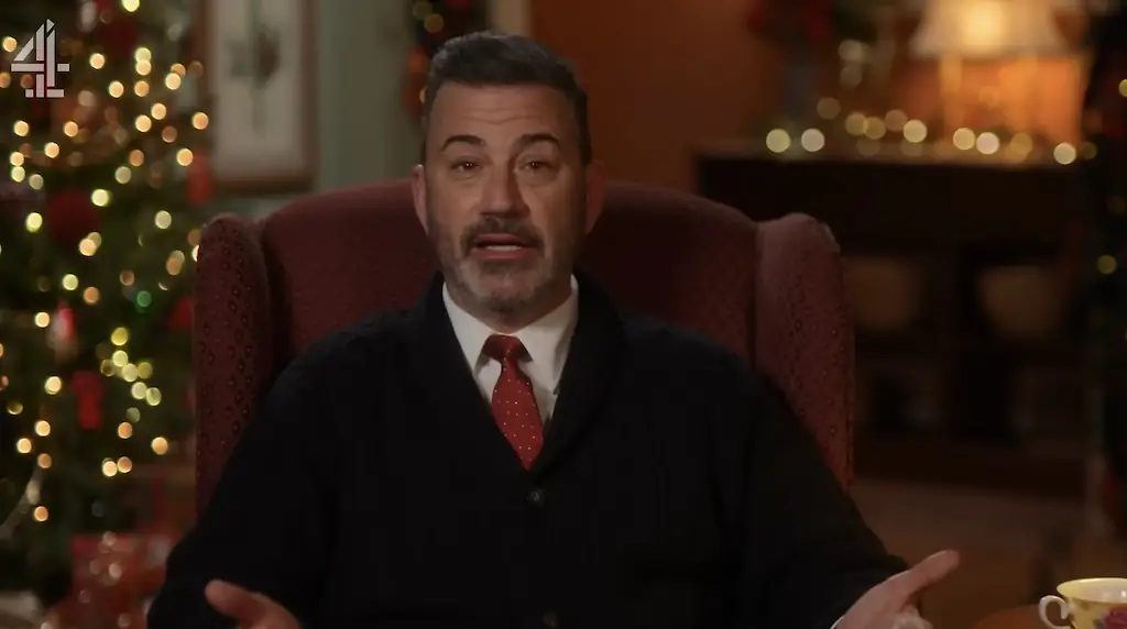 Jimmy Kimmel delivered an address to Channel 4. Credit: Channel 4