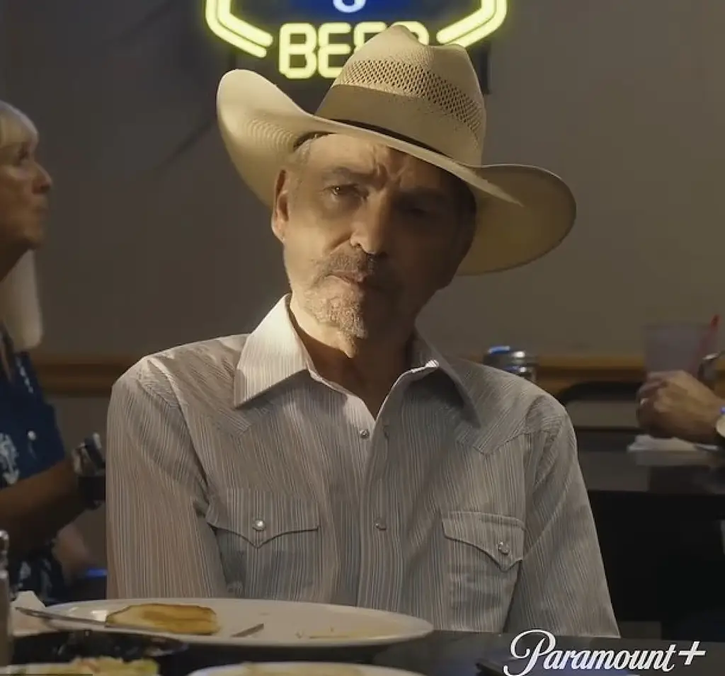 Fans got an eyeful of Thornton's character. Credit: Paramount