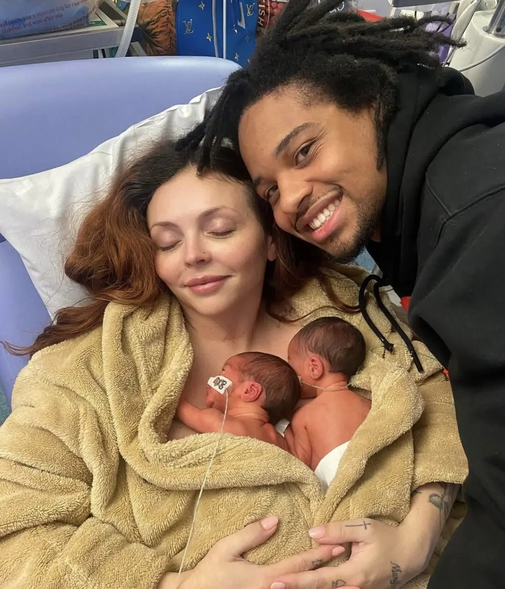 Jesy Nelson and Zion Foster welcomed their baby daughters in May 2025. Credit: Instagram/Jesy Nelson 