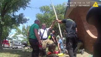 Heart-stopping video shows rescue of 1-year-old boy who fell 9 foot down a narrow pipe in family's back yard