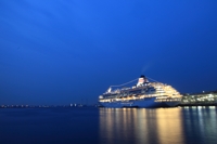 Passenger records the chilling moment cruise ship captain ordered everyone to switch off any lights and close curtains during voyage