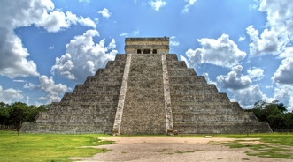 Tourist is attacked by locals and arrested after climbing sacred Mayan temple in Mexico
