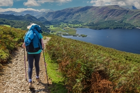 Couple left terrified after spotting disturbing detail in photo taken on top of a mountain during hike