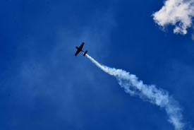 Pilot is tragically killed after plane crashes and bursts into flames in front of horrified onlookers at air show