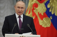 Vladimir Putin spoke English in rare footage as he made plea for people to help Russia