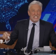 Jon Stewart accidentally slices hand open as he angrily blasts Elon Musk's DOGE cuts and the pharmaceutical industry