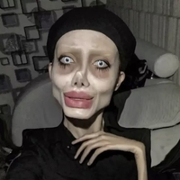 Woman known as 'Zombie Angelina Jolie' revealed her real face following her arrest