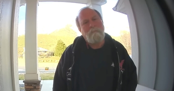 Doorbell camera catches horrific moment man kills his brother after turning up at his door