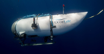 Mangled debris from the doomed Titanic submersible seen for first time since implosion