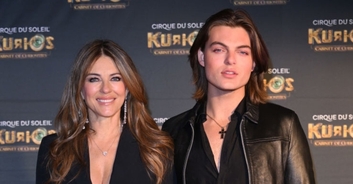 Liz Hurley films racy scenes in movie directed by her son