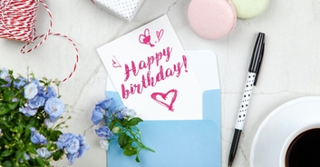 Dying man pens 30 years' worth of birthday cards for his twin daughters
