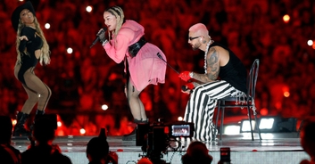 Madonna introduces toyboy Joshua Popper, 29, to son, 23, at her 65th birthday party
