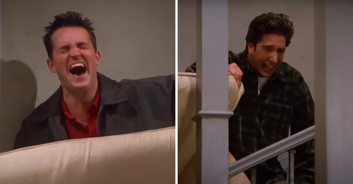 People are saying Matthew Perry made blooper of iconic 'Friends' scene even funnier than aired version