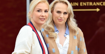 Rebel Wilson shares adorable photo of her kissing her fiancée Ramona Agruma