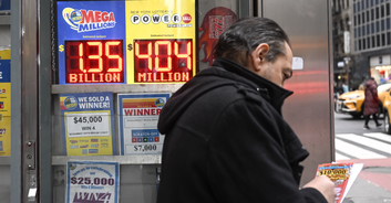 Man who won $1.35 billion lottery jackpot is suing the mother of his child after she allegedly told his family about the money