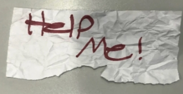 Bystander saves kidnapped 13-year-old after spotting 'Help me!' sign she scrawled in abductor's car