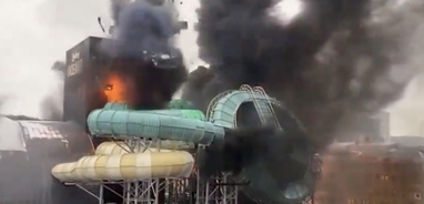 Man missing and 12 hospitalized following huge explosion at water park