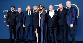 The 'Breaking Bad' cast reunites for hilarious F-Bomb-laden bit at the SAG Awards