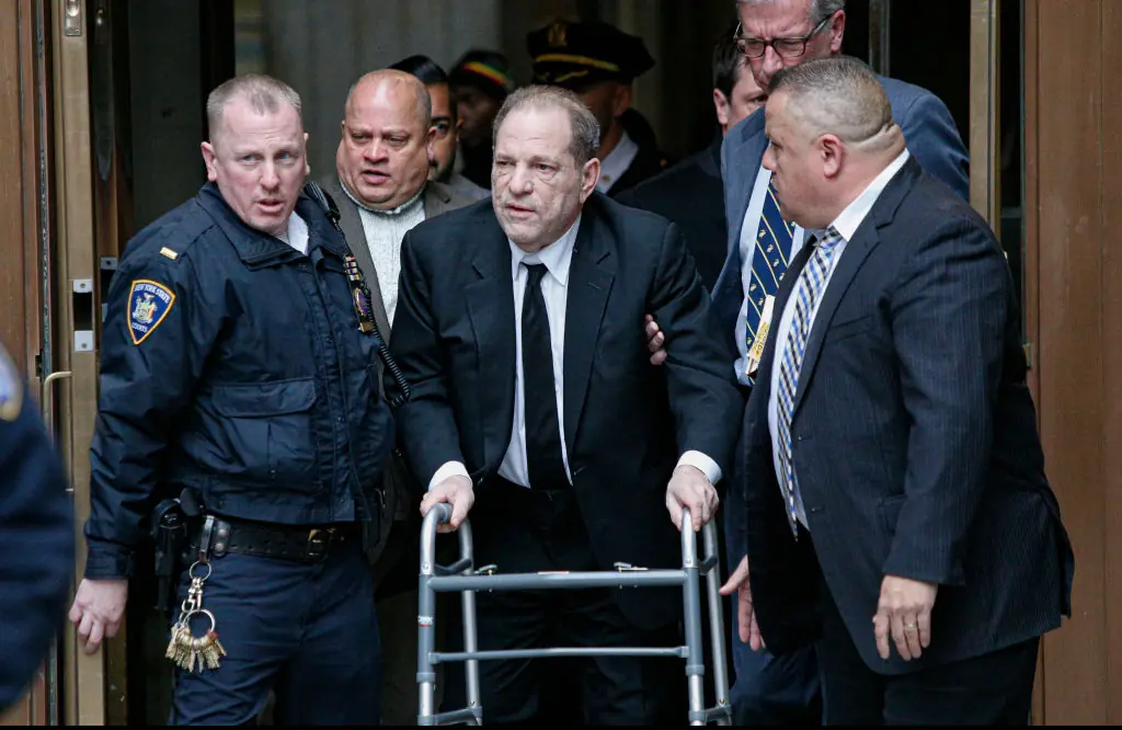 The disgraced movie mogul remains incarcerated on rape charges. Credit: Kena Betancur/Getty