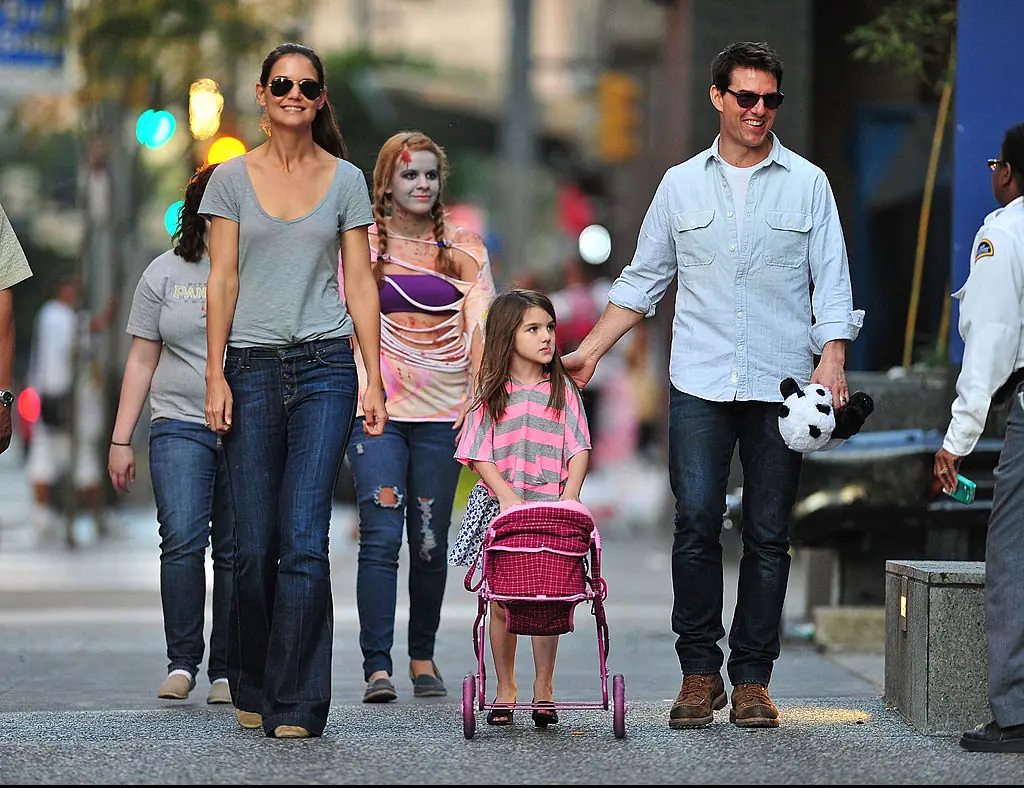 Suri has been estranged from her father since her parents split. Credit: James Devaney/WireImage/Getty Images