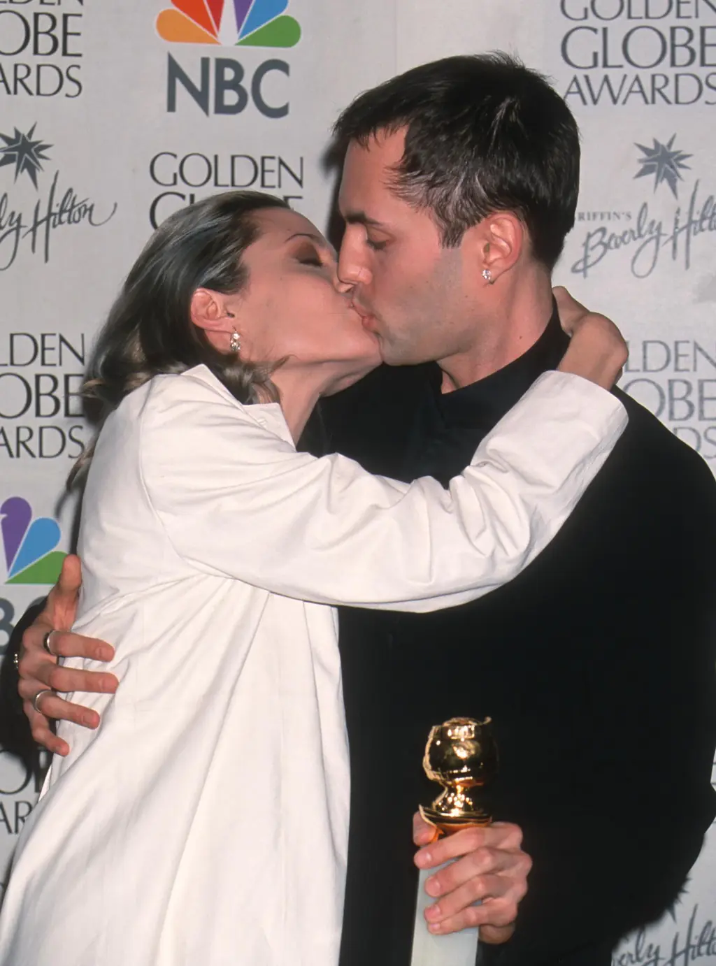 Angelina Jolie and her brother James Haven. Credit: Ron Galella, Ltd. / Getty