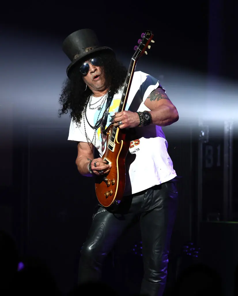 Slash has announced that his stepdaughter has died. Credit: Jason Kempin / Getty