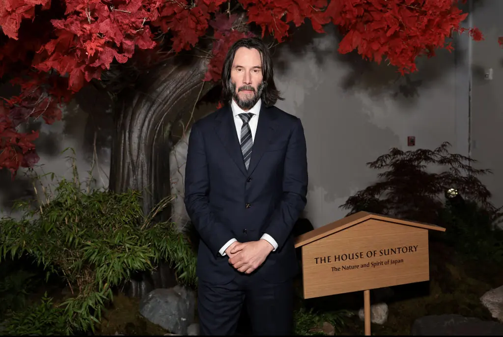 Reeves also stated that there's a "love story" amongst all the gore in his latest book. Credit: Jamie McCarthy/Getty/House of Suntory