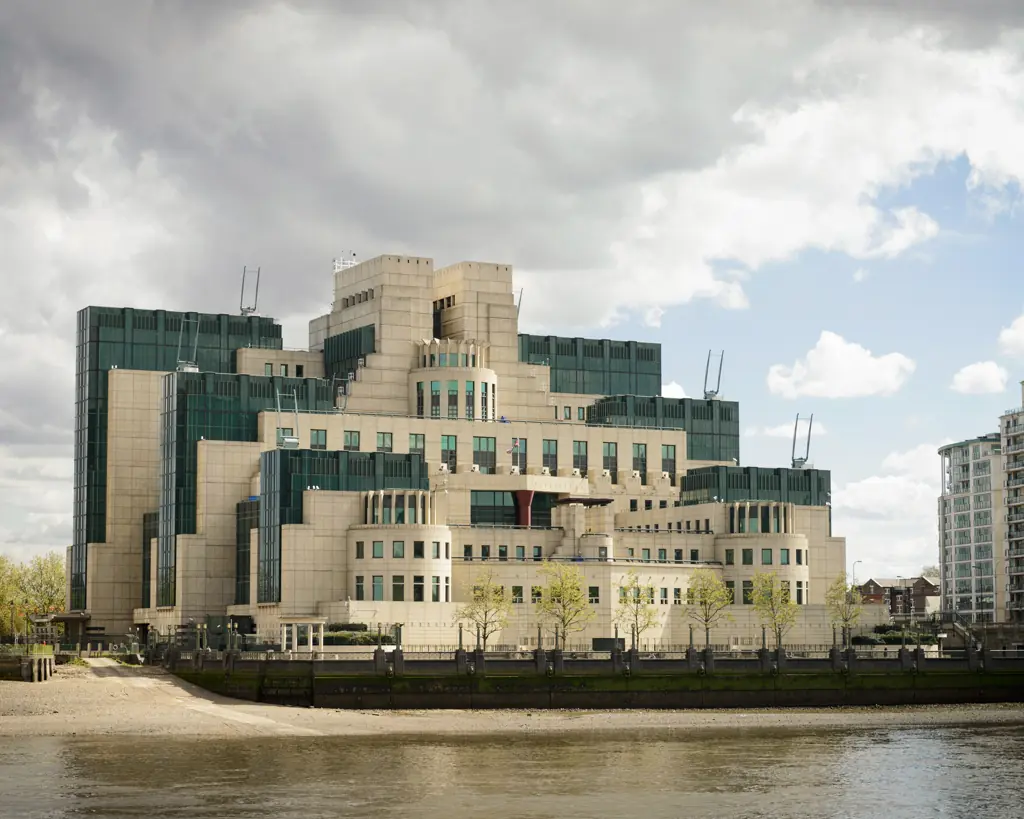 The MI6 building in London is home to the British Secret Intelligence Service. Credit: georgeclerk/Getty