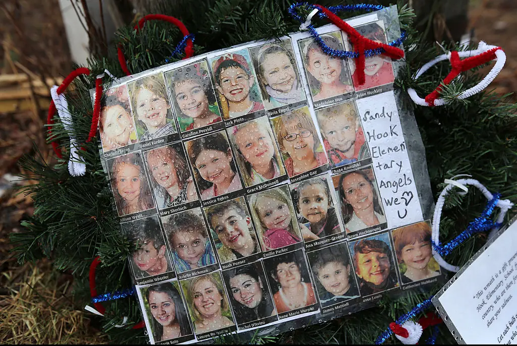 The Sandy Hook Elementary School massacre victims. Credit: John Moore / Getty