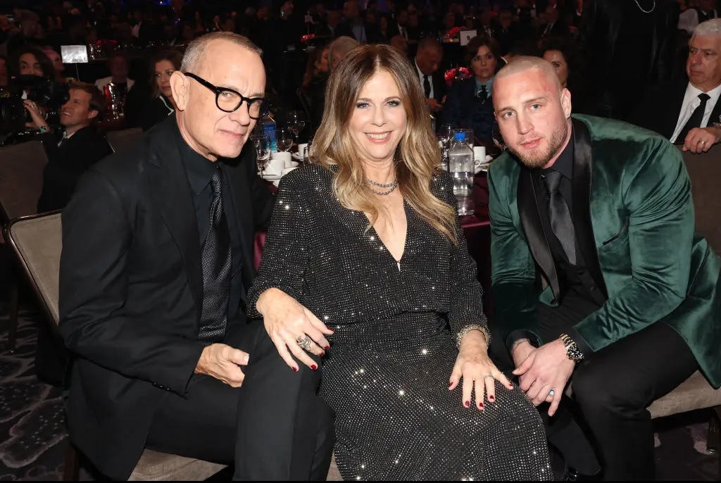 Tom Hanks shares his son Chet with wife Rita Wilson. Credit: Johnny Nunez / Getty