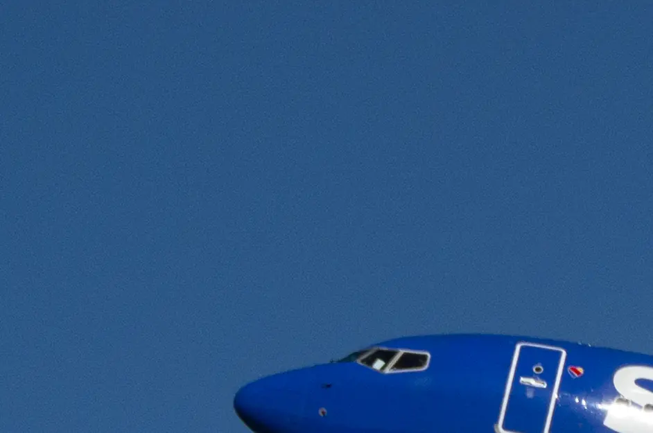 The scary incident involved a SouthWest Boeing 737 MAX. Credit: Kevin Carter / Getty