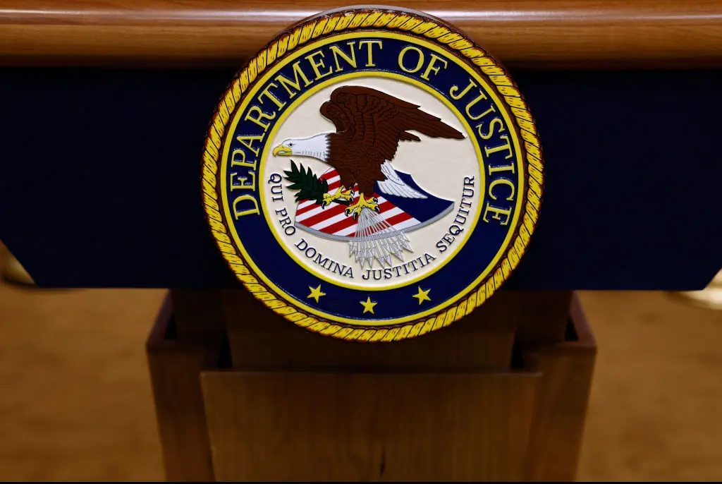 The Department of Justice released a lengthy statement about the operation. Credit: Anna Moneymaker/Getty