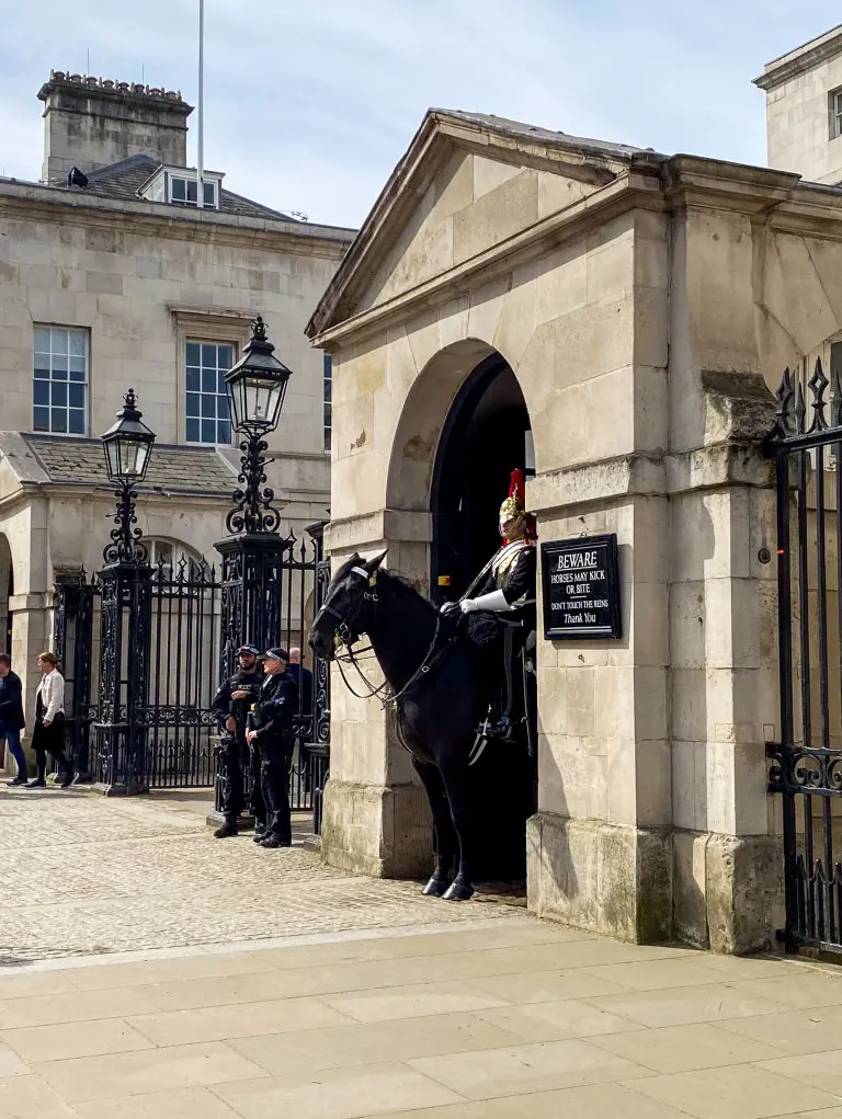 The King's Guard have been part of British tourism for decades. Credit: Mairo Cinquetti/SOPA Images/LightRocket/Getty